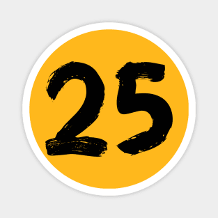 Number 25 Magnet